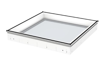 Unité de base VELUX pour fenêtre pour toit plat avec protection vitrage